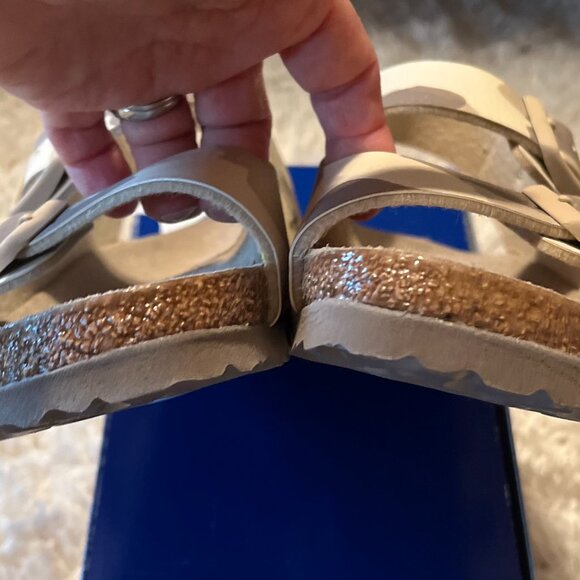 Birkenstock Milano "Desert Soil Gray/Taupe" Camo Size EU 35/US 4-4.5 Narrow Fit - Picture 5 of 8